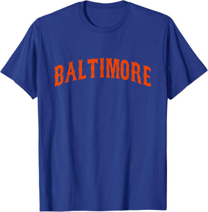 Baltimore - Throwback Design - Classic T-Shirt - T-Shirt | Royal