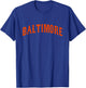 Baltimore - Throwback Design - Classic T-Shirt - T-Shirt | Royal