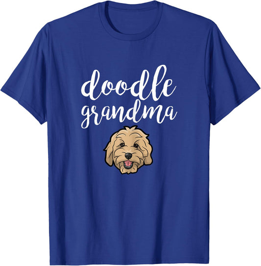 Goldendoodle Grandma - Doodle Grandma Cute Dog T-Shirt - T-Shirt | Royal