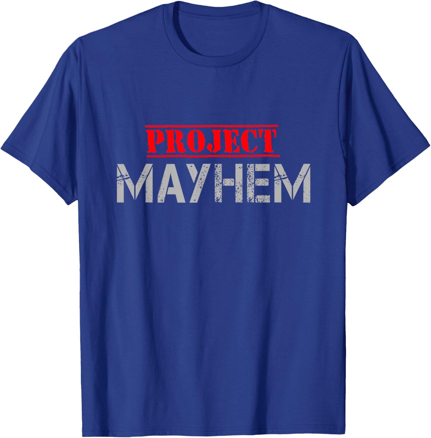 Project Mayhem - Underground Boxing Club Shirt T-Shirt - T-Shirt | Royal