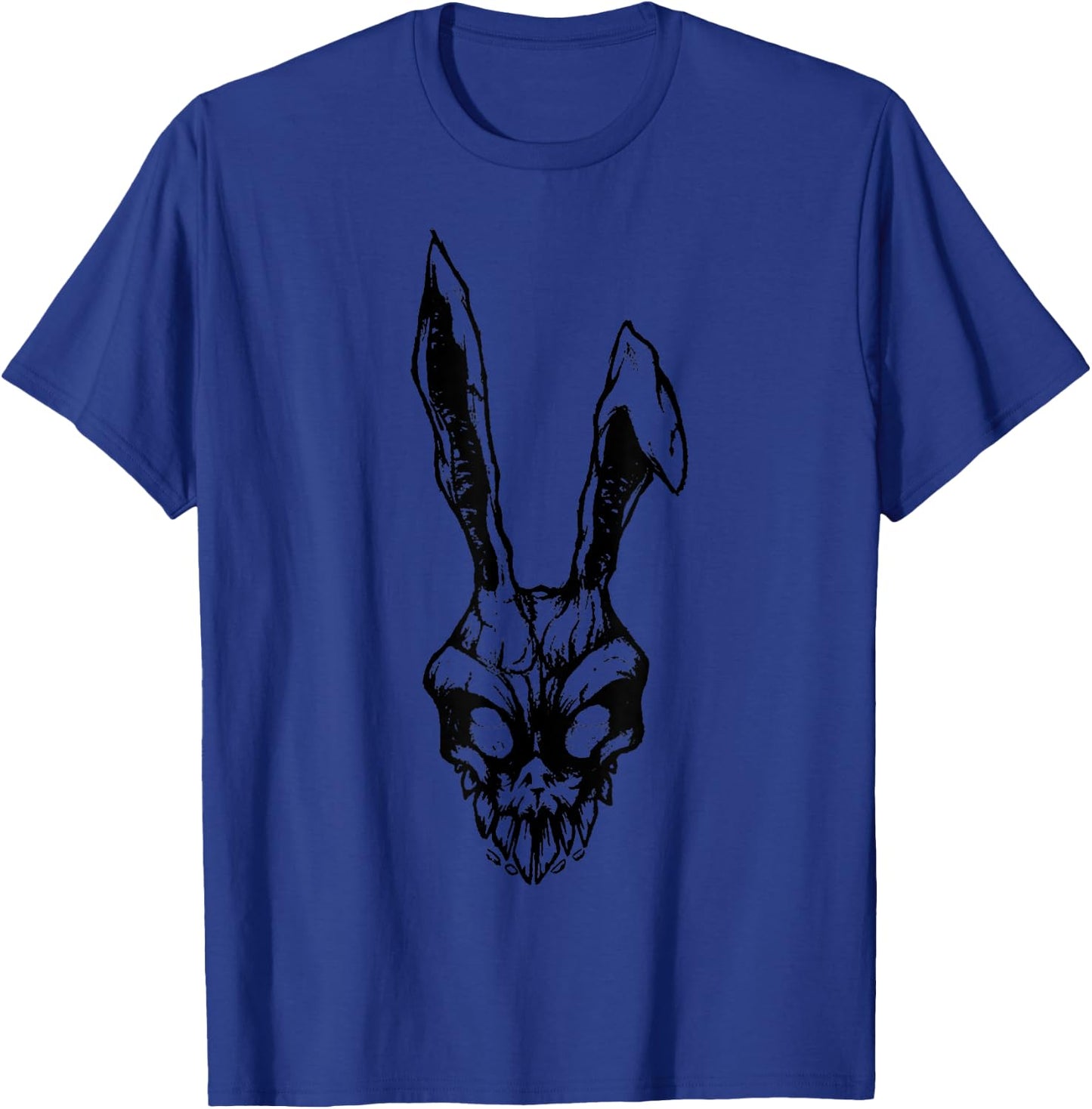 Scary Vintage Angry Rabbit Scull Halloween Party Costume T-Shirt - T-Shirt | Royal