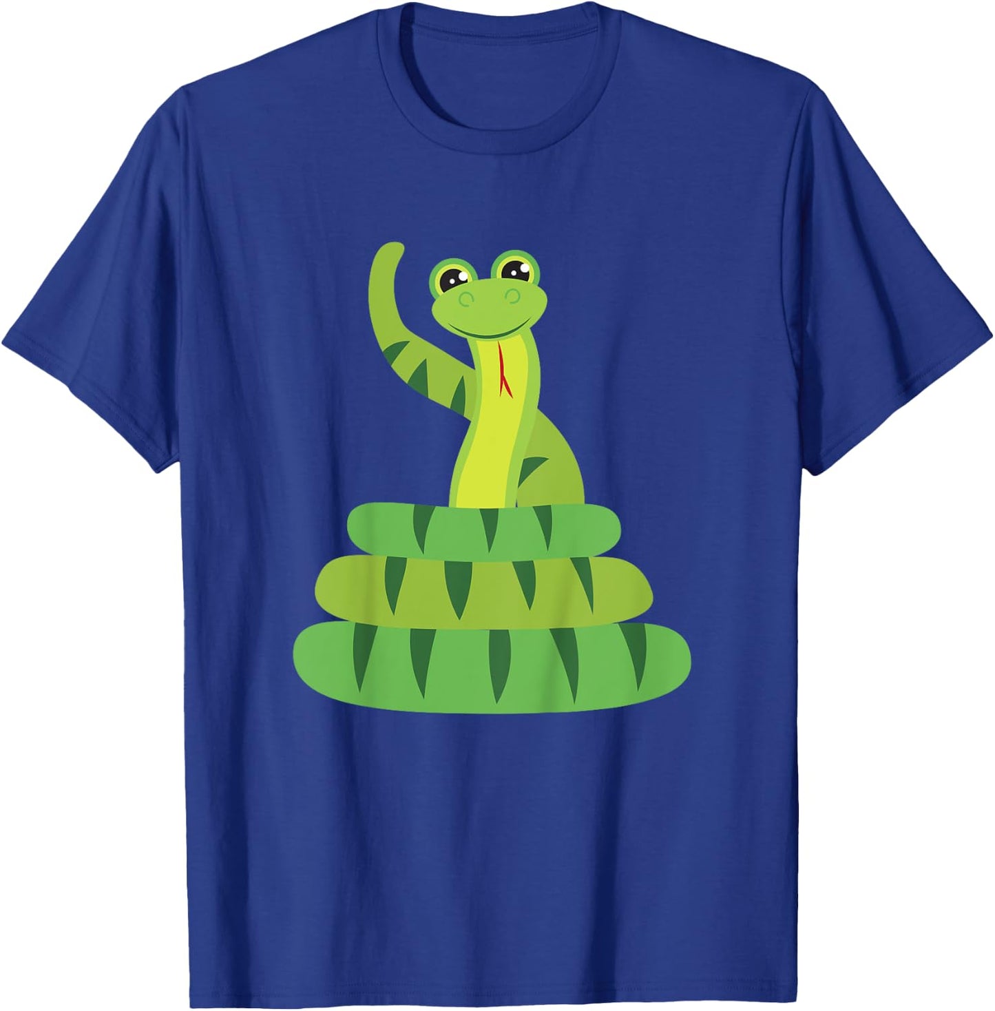 Funny Boa Constrictor Python Reptile Snake Boys Girls T-Shirt - T-Shirt | Royal