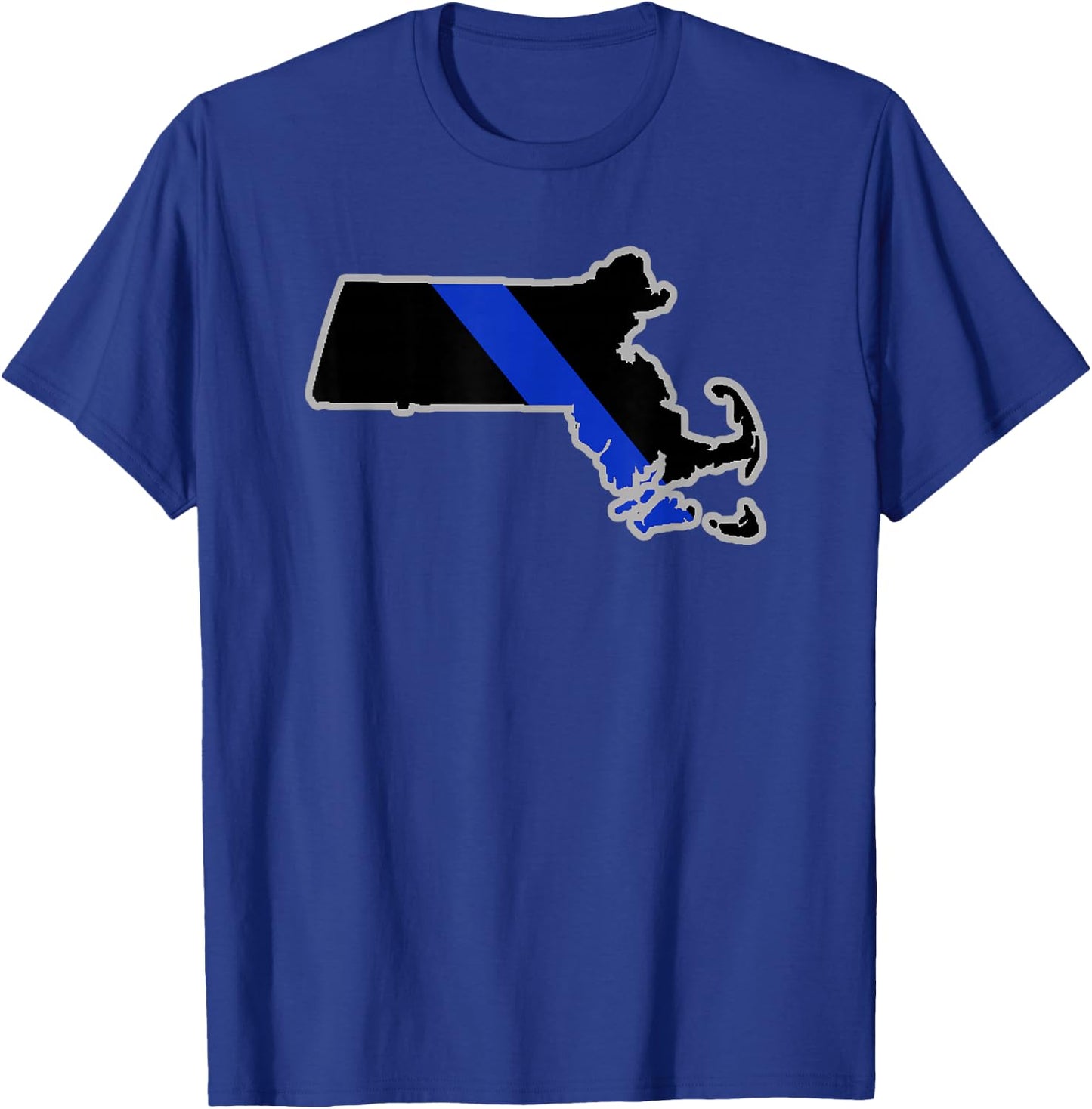 Massachusetts State Police Massachusetts Law Enforcement T-Shirt - T-Shirt | Royal