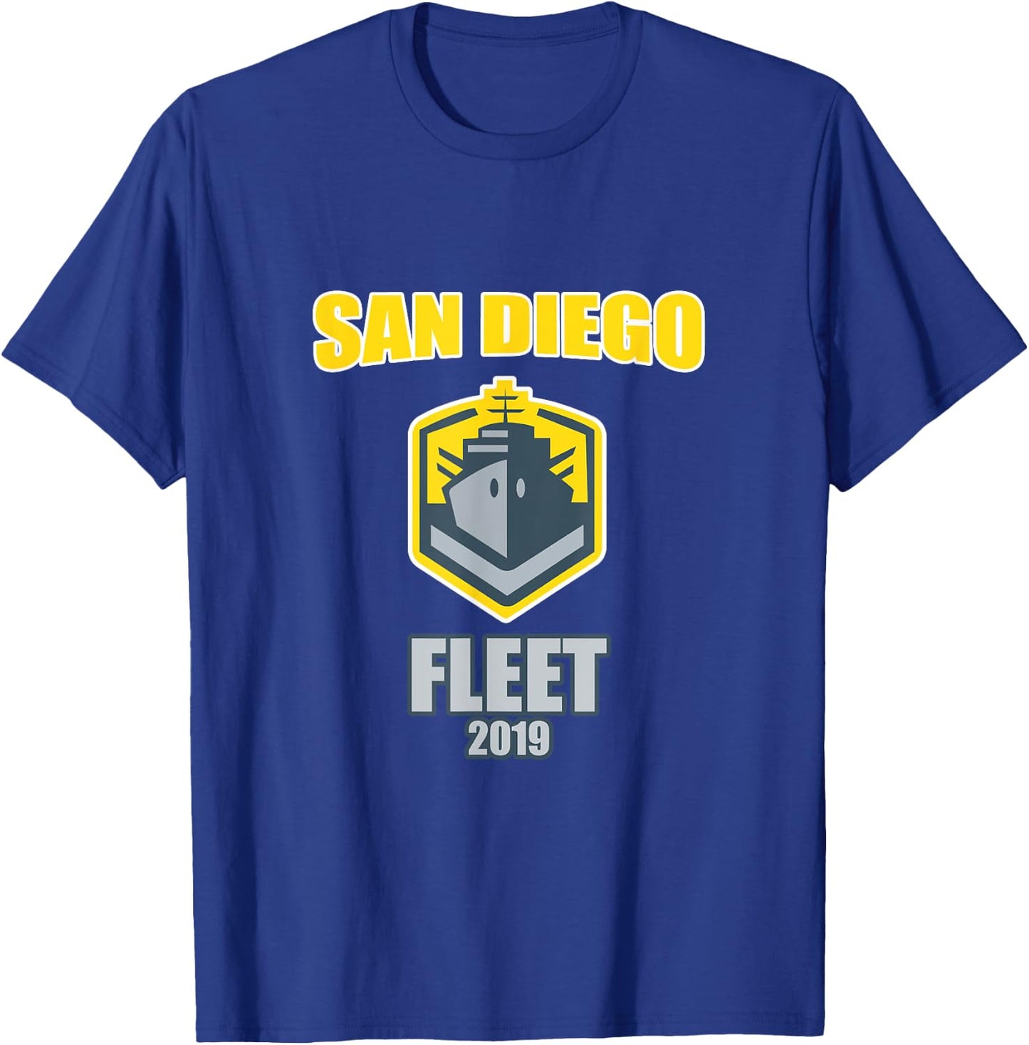 San Diego Football Fleet Shirt Vintage Logo T-Shirt - T-Shirt | Royal
