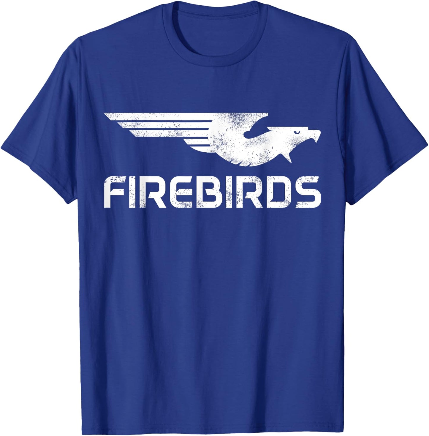 Kettering Firebirds White Bird Logo T-Shirt - T-Shirt | Royal