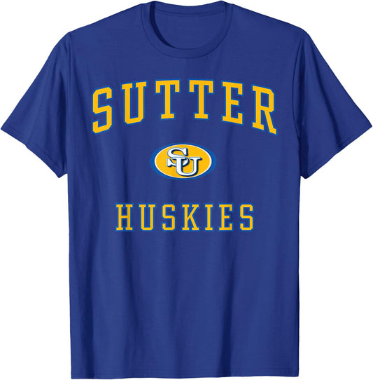 Sutter Union High School Huskies C1 T-Shirt - T-Shirt | Royal