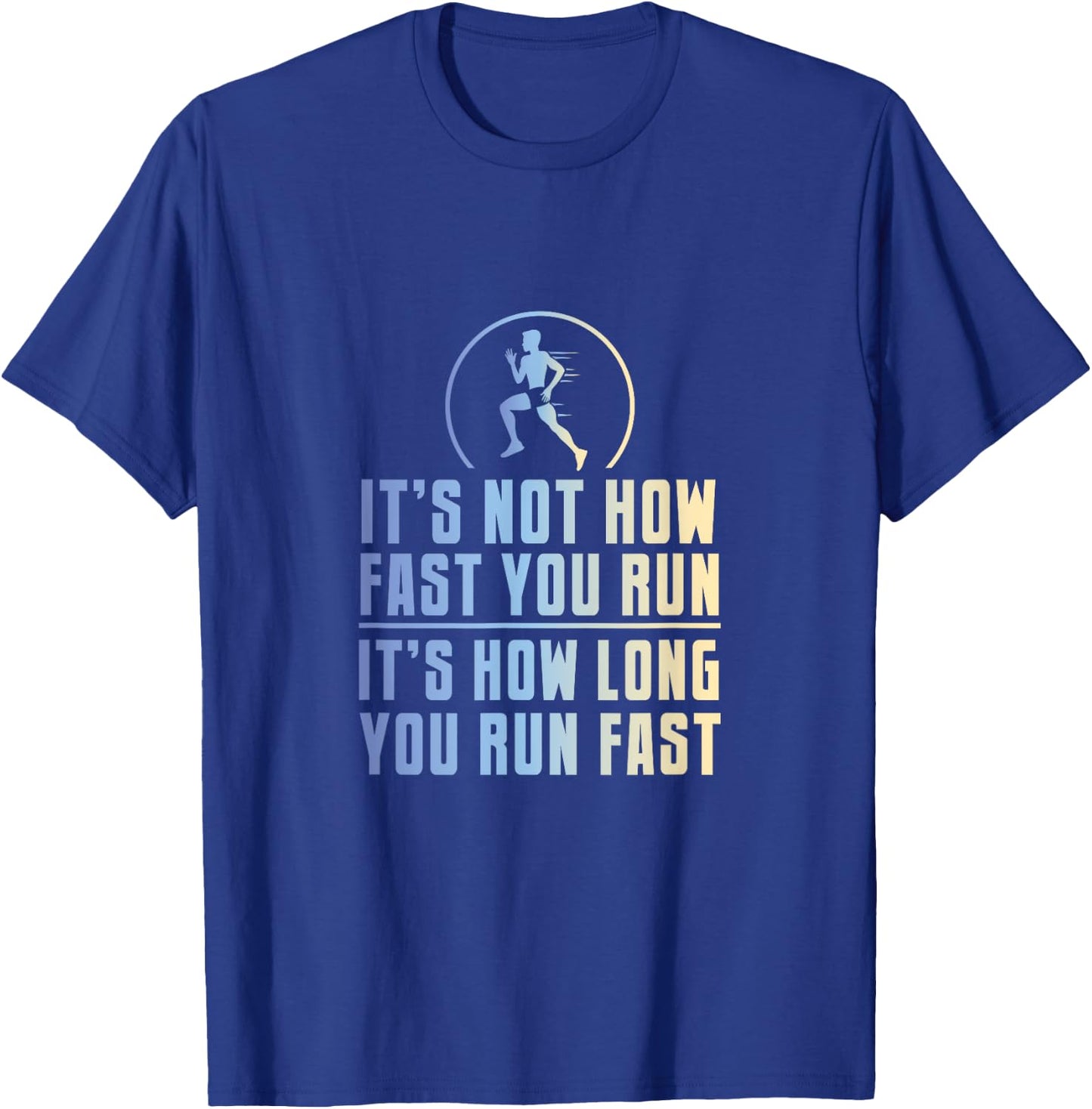 Funny Long Distance Runner XC Coach Cross Country Gift T-Shirt - T-Shirt | Royal