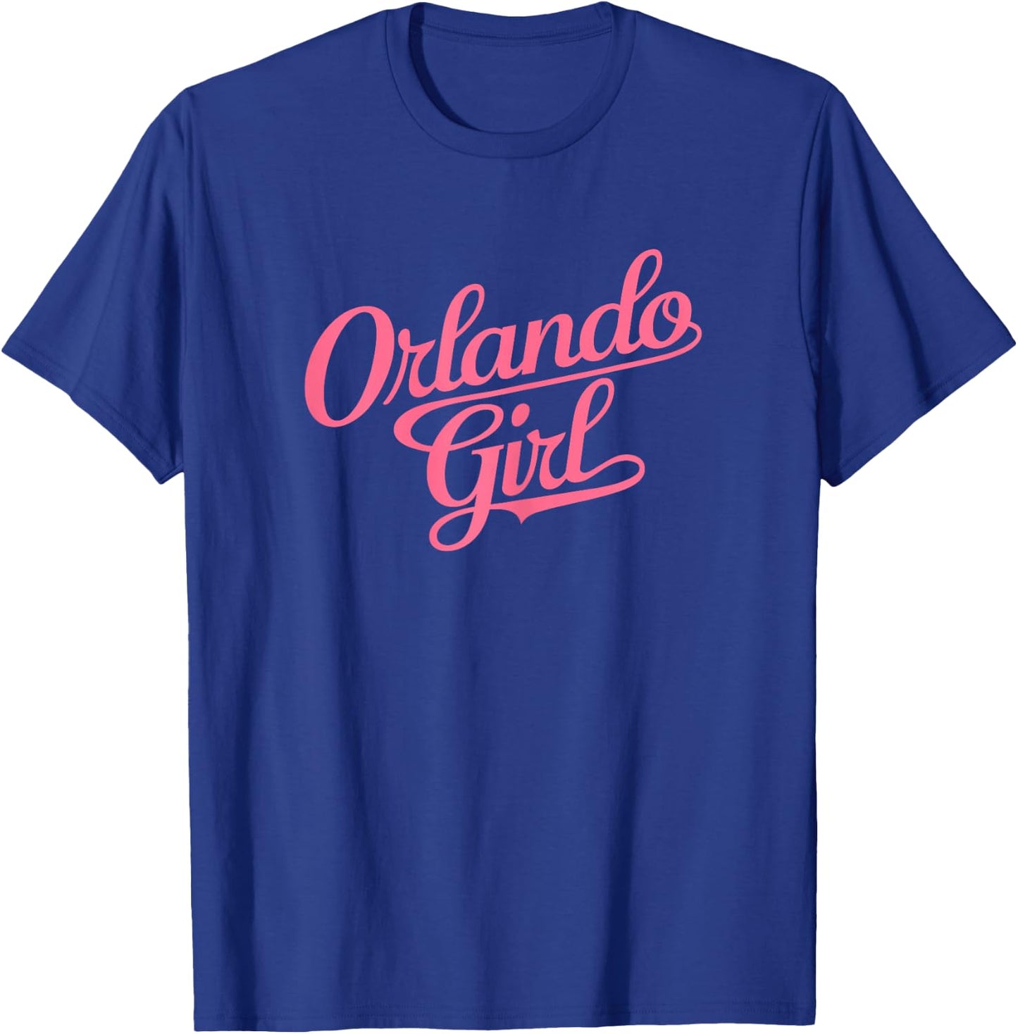 Orlando Girl Florida Retro Pink Miami Tampa Woman 407 Beach T-Shirt - T-Shirt | Royal