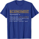 BBP Designs Men's Black Classic Fit ECONOMIST T-Shirt - T-Shirt | Royal
