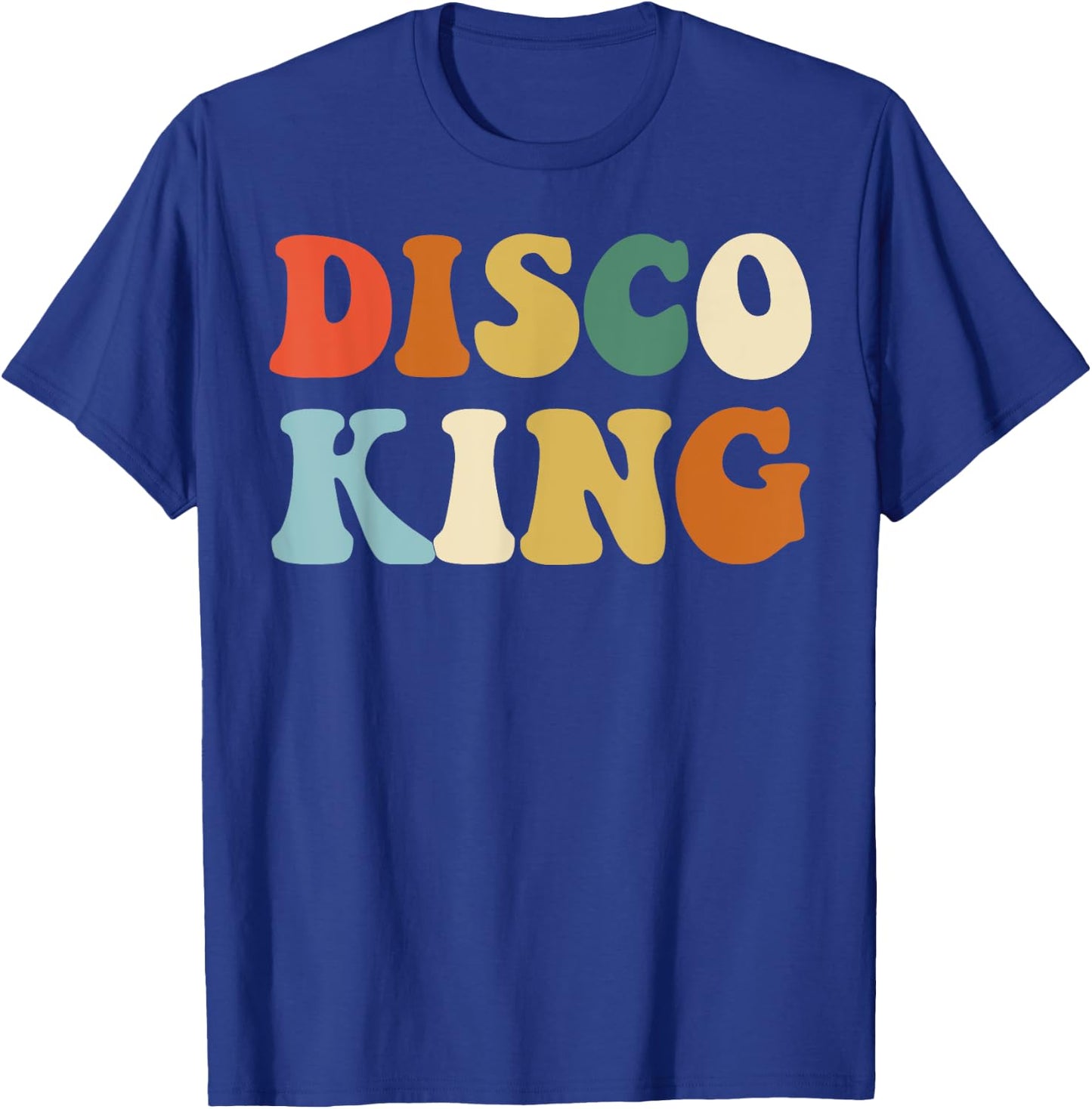 Disco King 1970s Disco Queen Matching Couple Shirts T-Shirt - T-Shirt | Royal