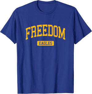 Freedom High School HS South Riding VA Varsity Sports T-Shirt - T-Shirt | Royal