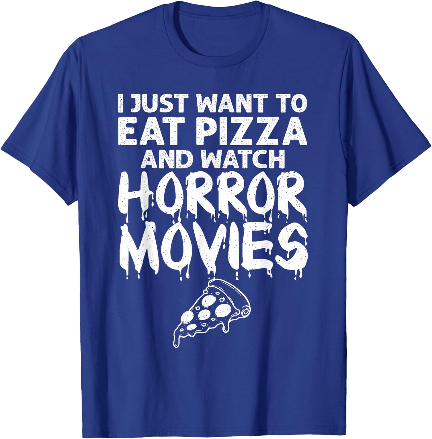 Funny Horror Movie Design Women Horror Movie Lover T-Shirt - T-Shirt | Royal