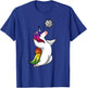 Unicorn Volleyball Shirt Funny and Cute Sport Volleycorn T-Shirt - T-Shirt | Royal