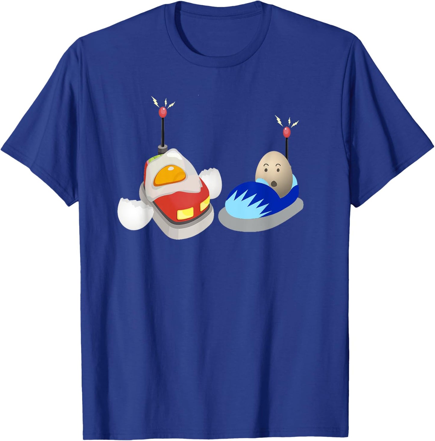 Eggs Bumper Funny Cars Food Humor Kids Man Cool T-Shirt - T-Shirt | Royal