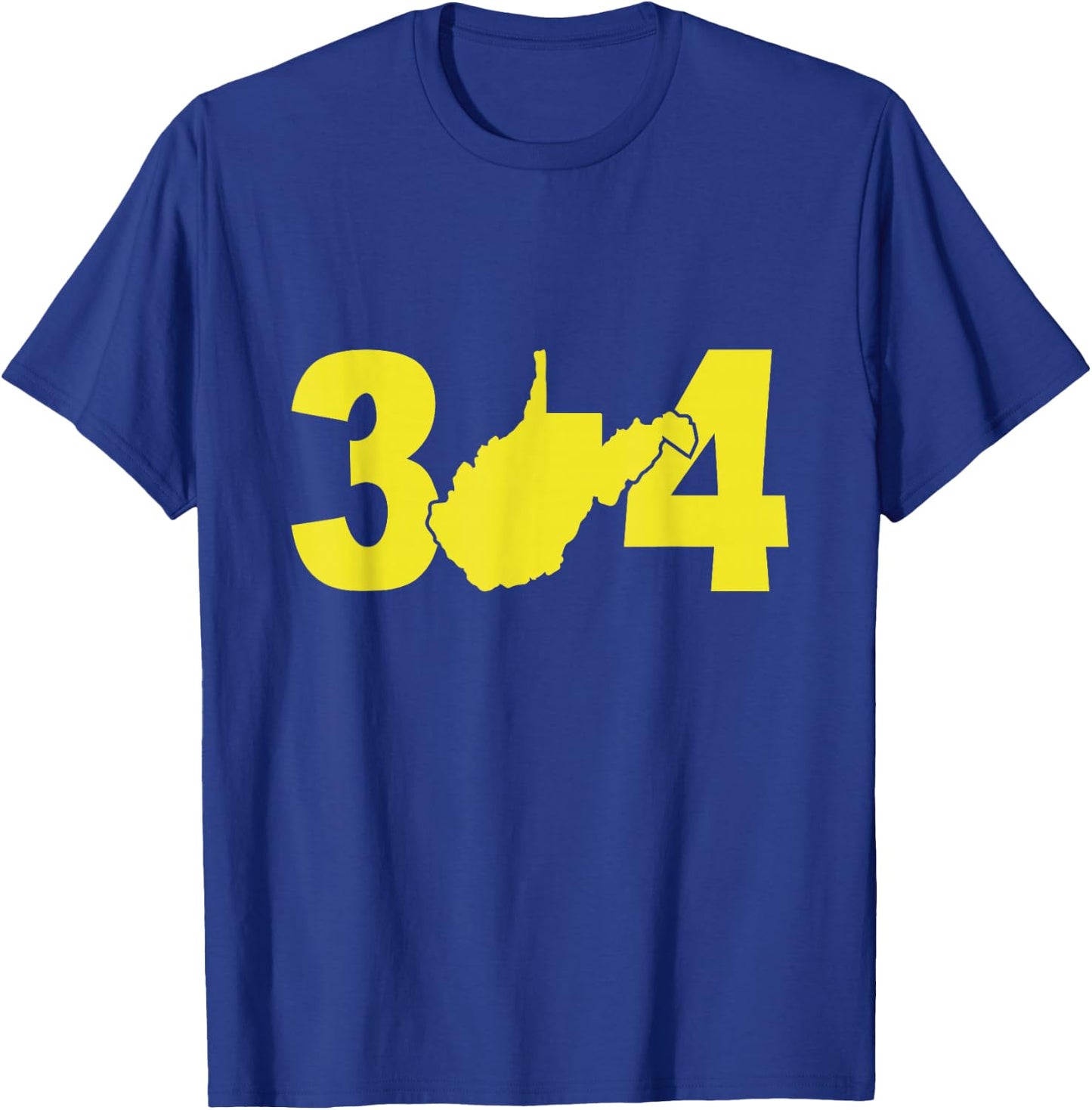 WV West Virginia 304 T-Shirt - T-Shirt | Royal