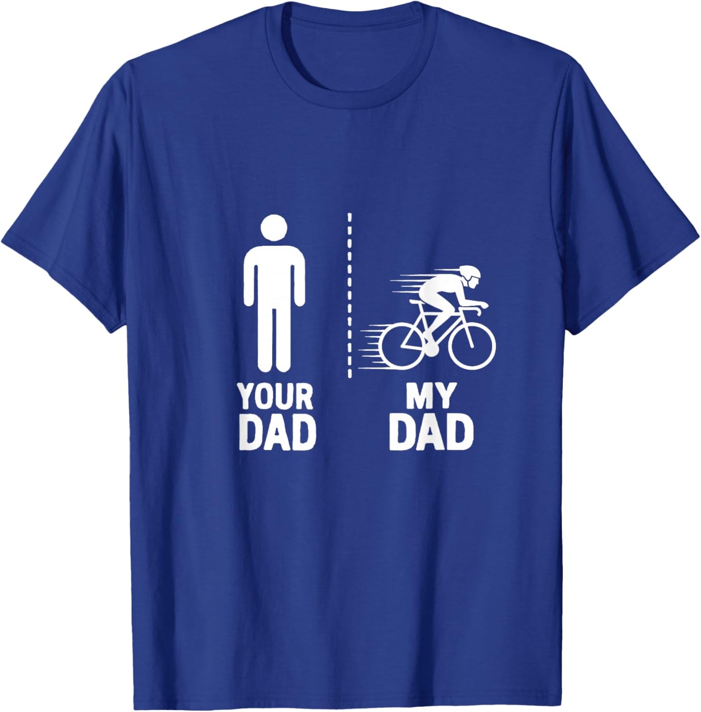 Triathlete Your My Cool Dad vs Yours Funny Humor T-Shirt - T-Shirt | Royal