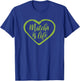 Matcha Is Life Funny Green Tea Quote Tea Lover T-Shirt - T-Shirt | Royal