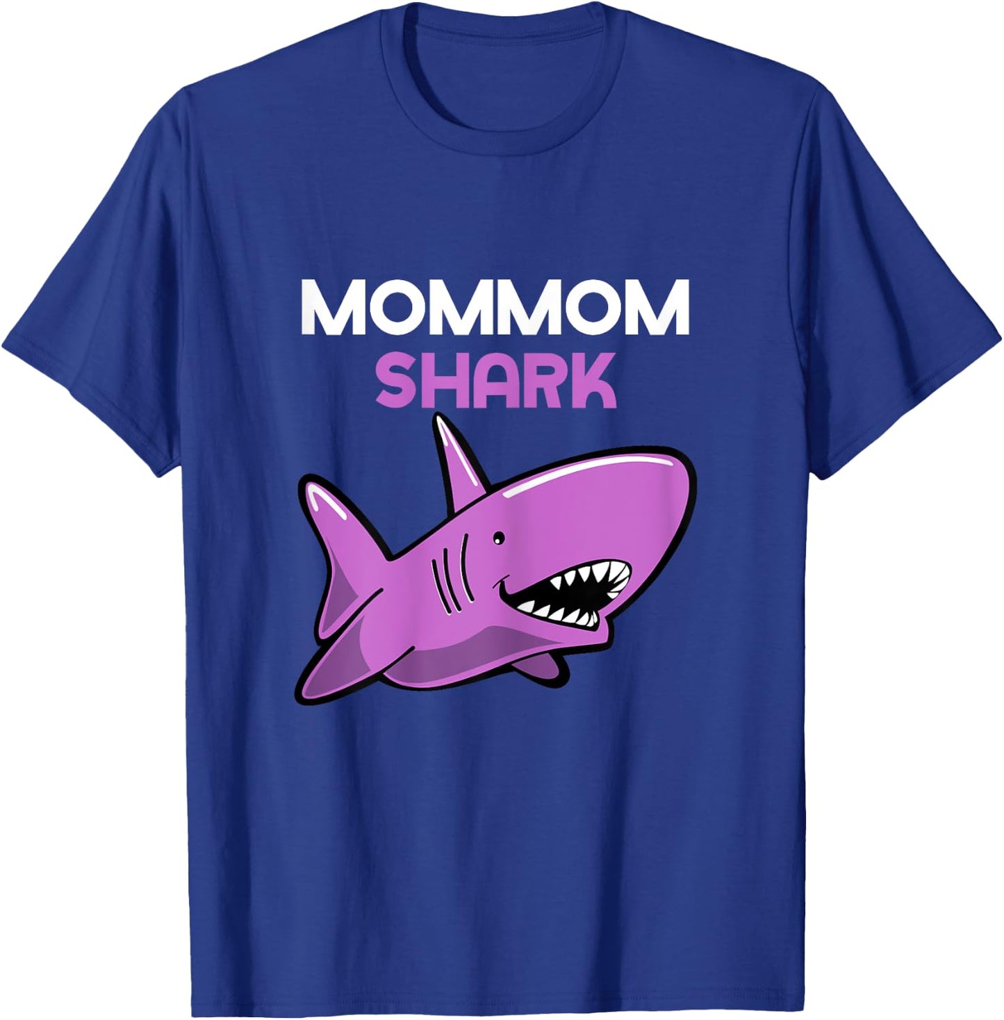 MomMom Shark Funny Family Mom-Mom T-Shirt - T-Shirt | Royal