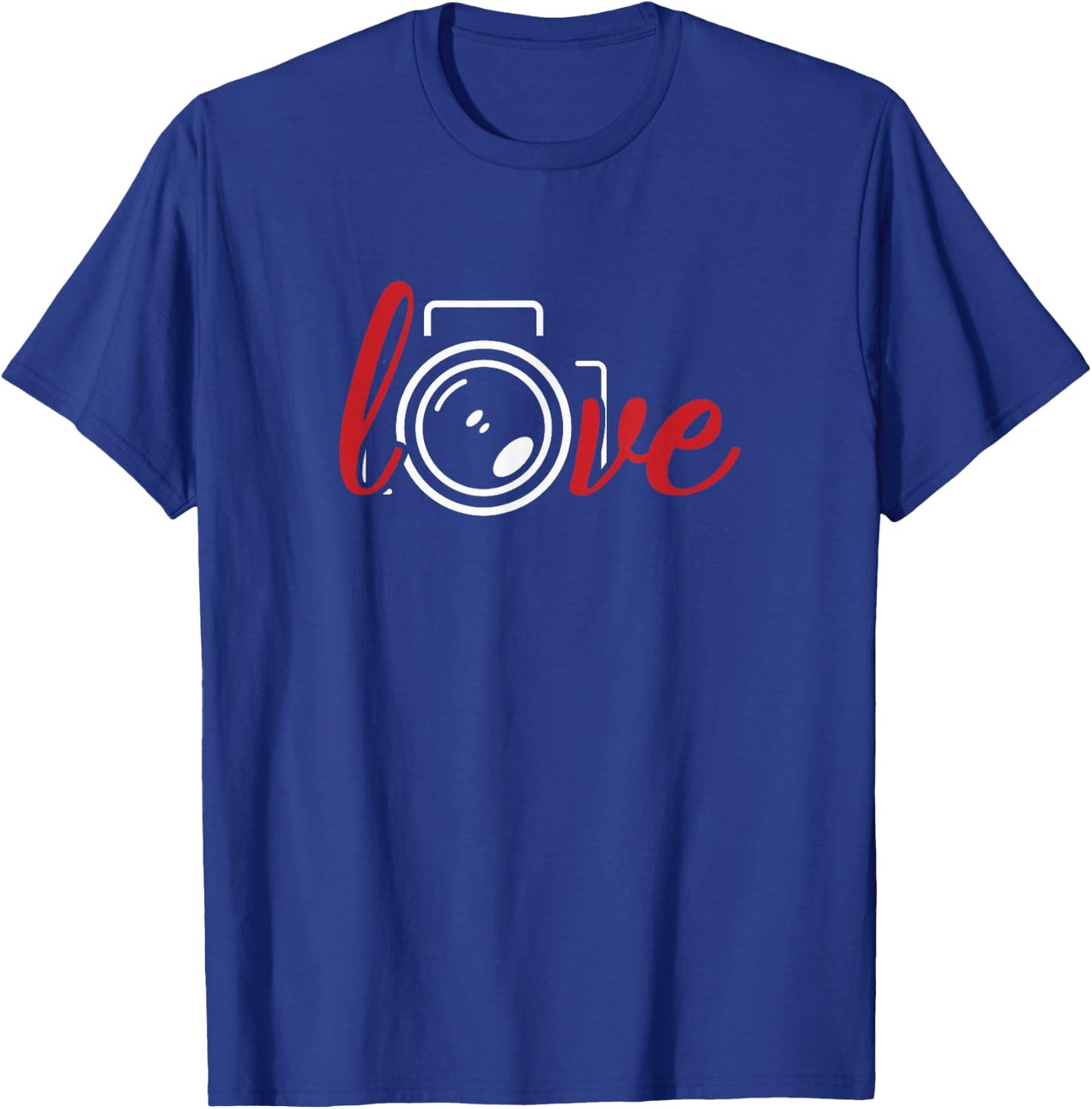 Photography T Shirt Love Photographer Gift T-Shirt - T-Shirt | Royal