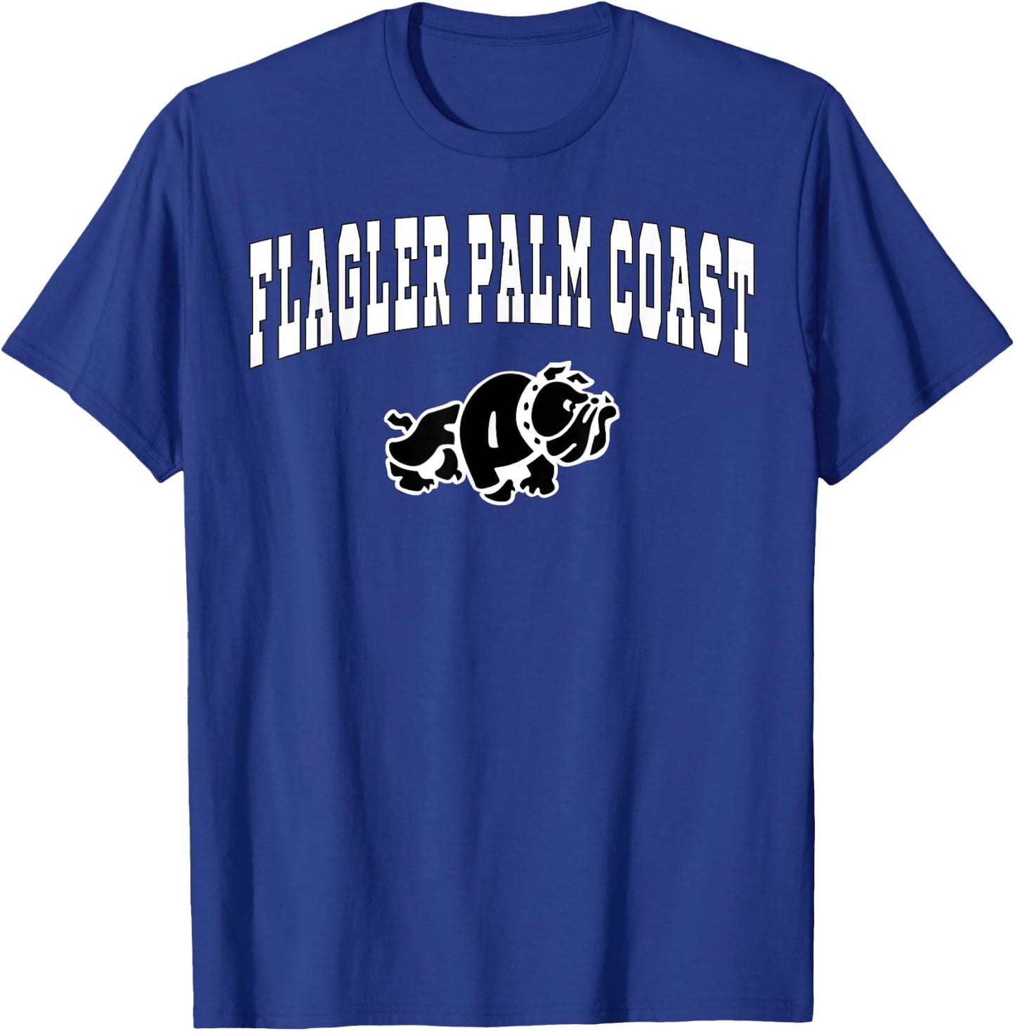 Flagler Palm Coast High School Bulldogs C2 T-Shirt - T-Shirt | Royal