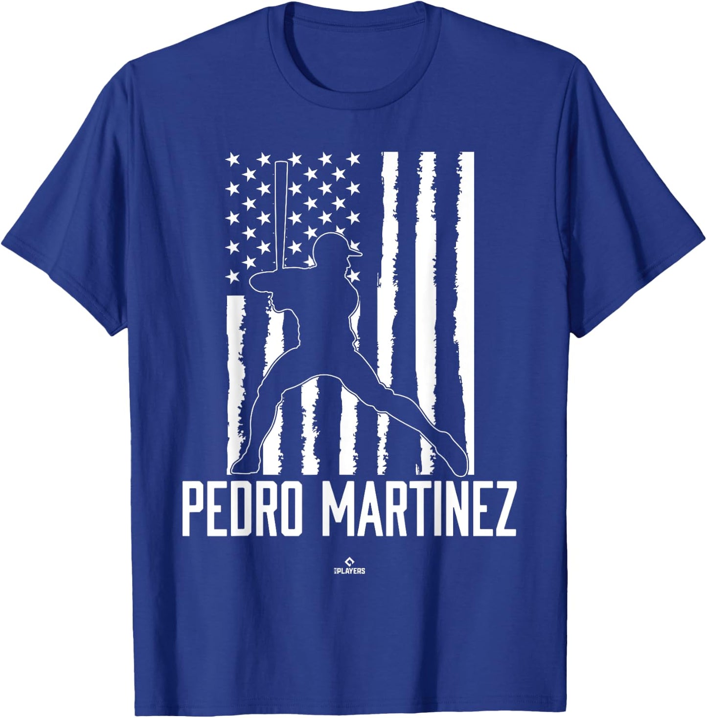 Distressed Flag Swing Pedro Martinez Prospect Baseball Fan T-Shirt - T-Shirt | Royal