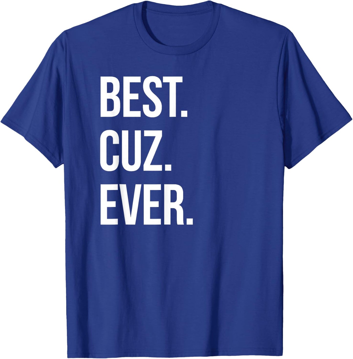 Teetastic Family Best Cuz Ever Gift Cousins T-Shirt - T-Shirt | Royal