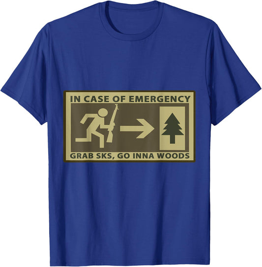 Go Inna Woods , Sks T-Shirt - T-Shirt | Royal