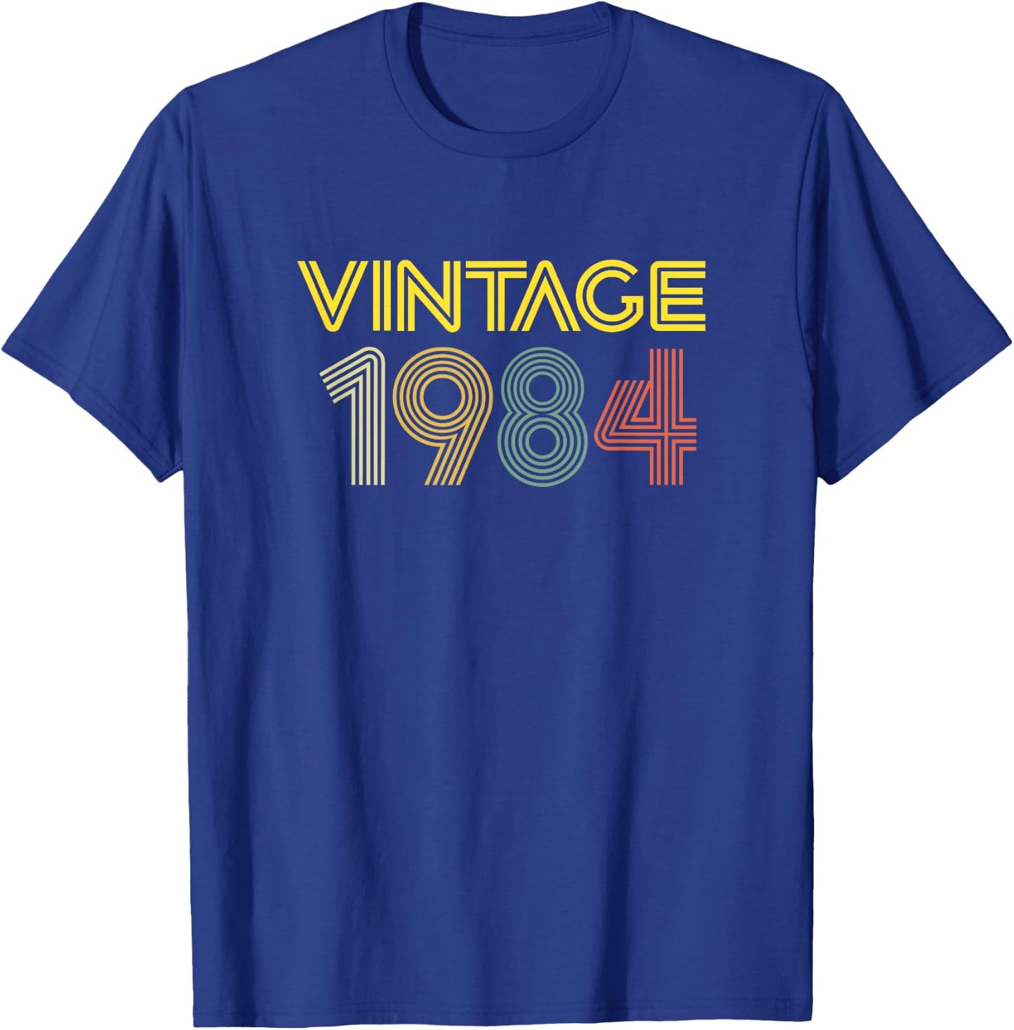 Vintage 1984 Best Year 1984 Original Genuine Classic T-Shirt - T-Shirt | Royal