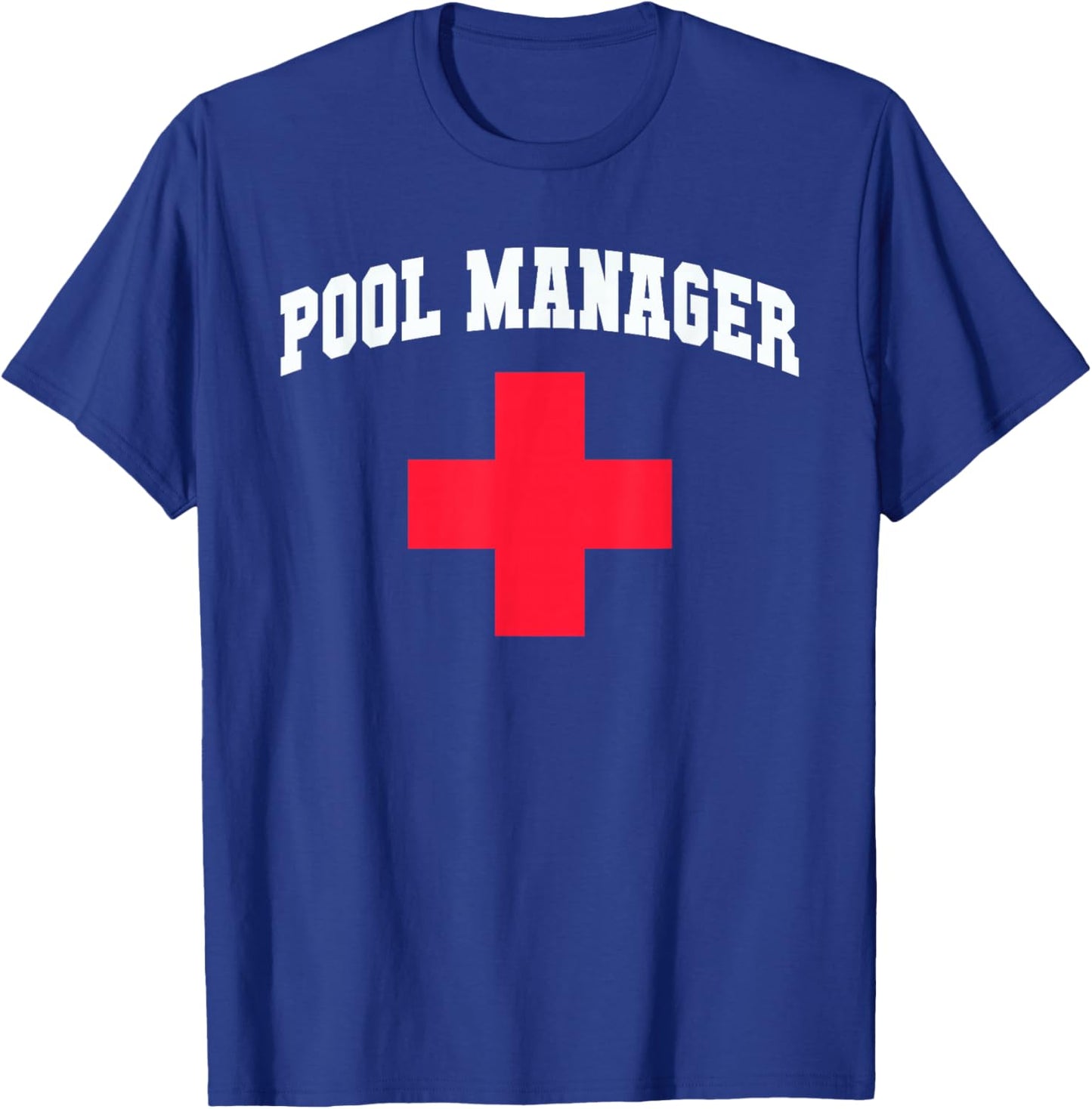 Funny POOL MANAGER Beach Cruise Scuba Beaching Vacation T-Shirt - T-Shirt | Royal