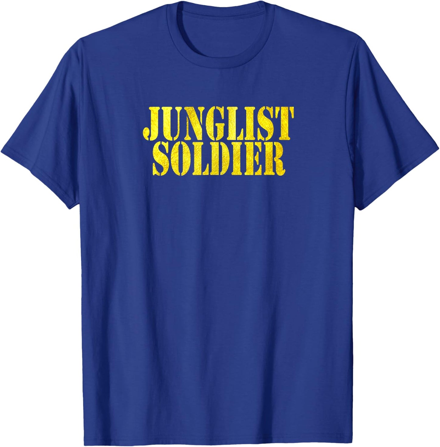 Junglist Soldier Drum & Bass Jungle T-Shirt - T-Shirt | Royal