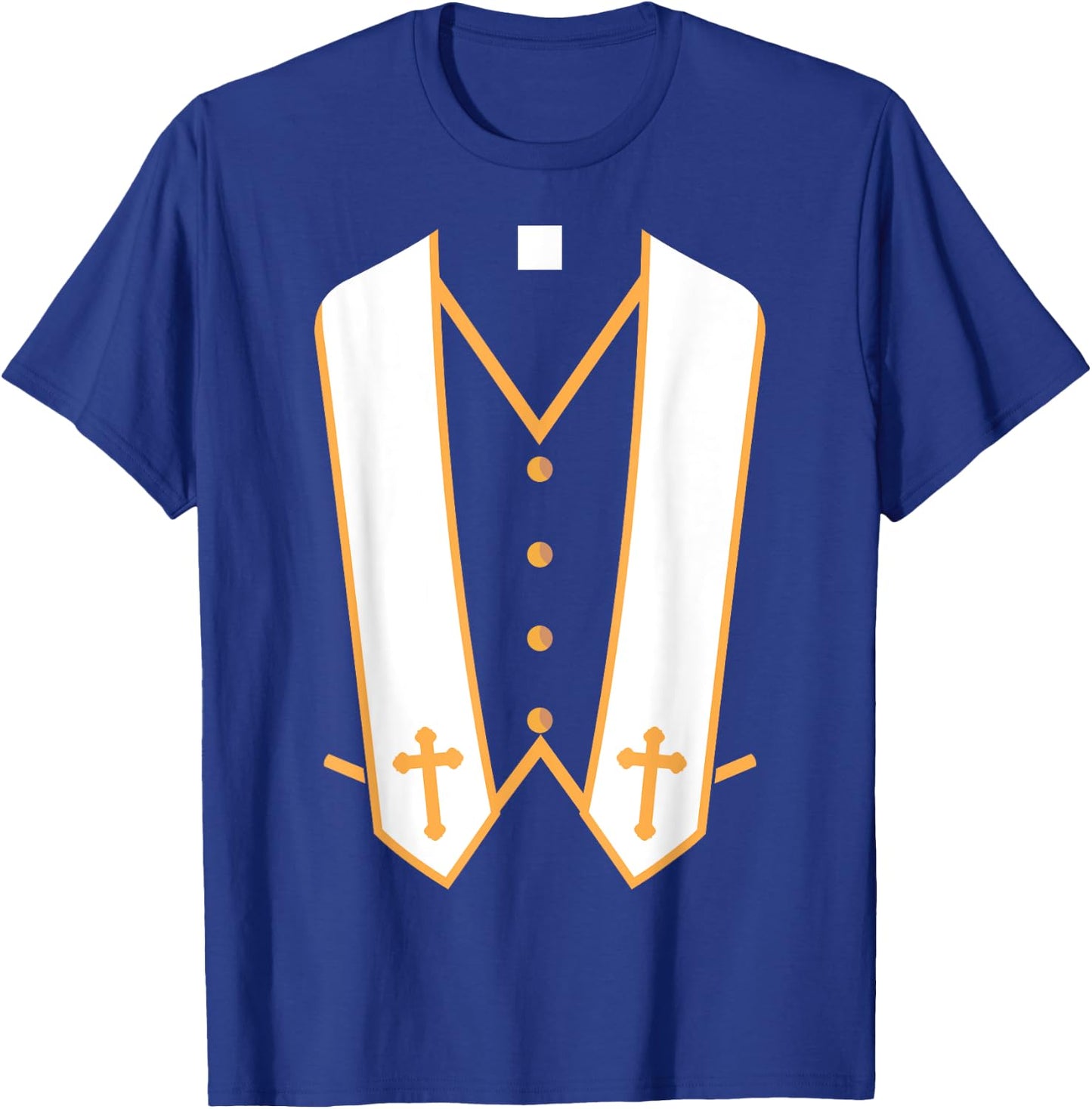 Priest Costume Halloween Shirt - Preacher Shirt T-Shirt - T-Shirt | Royal