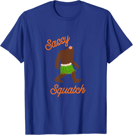 Sassy, Squatch, Female Sasquatch, Bigfoot T-Shirt - T-Shirt | Royal