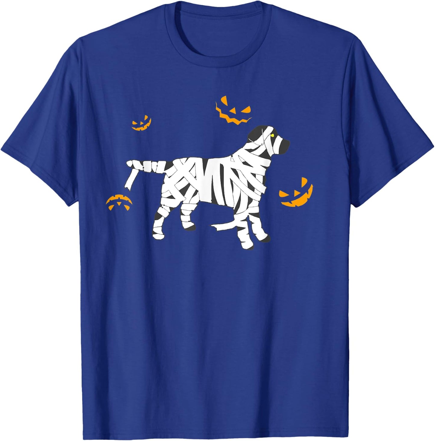 Halloween Scary Labrador Retriever Mummy Dog Lover Women Kids T-Shirt - T-Shirt | Royal
