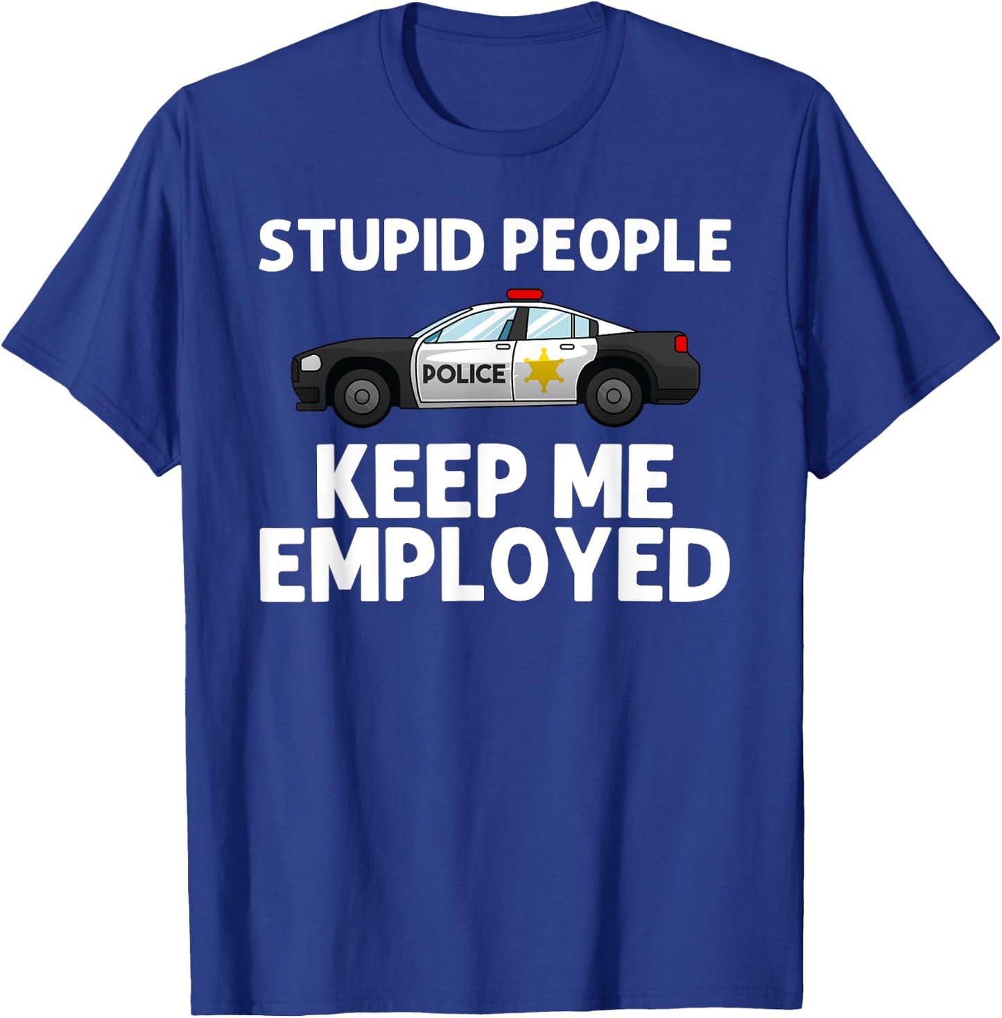 Police Art Women Cop Law Enforcement Police Officer T-Shirt - T-Shirt | Royal