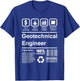 Geotechnical Engineer Gift T-Shirt - T-Shirt | Royal