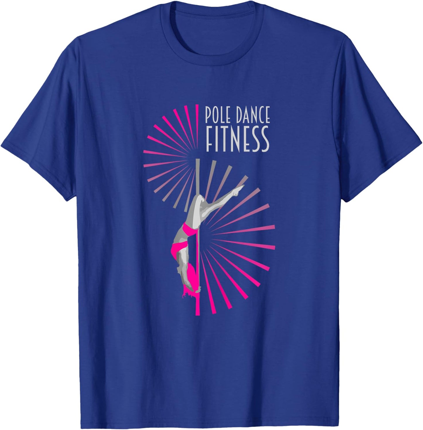 Pole Fitness Dance Graphic Cute Lady Dancer Gift T-Shirt - T-Shirt | Royal