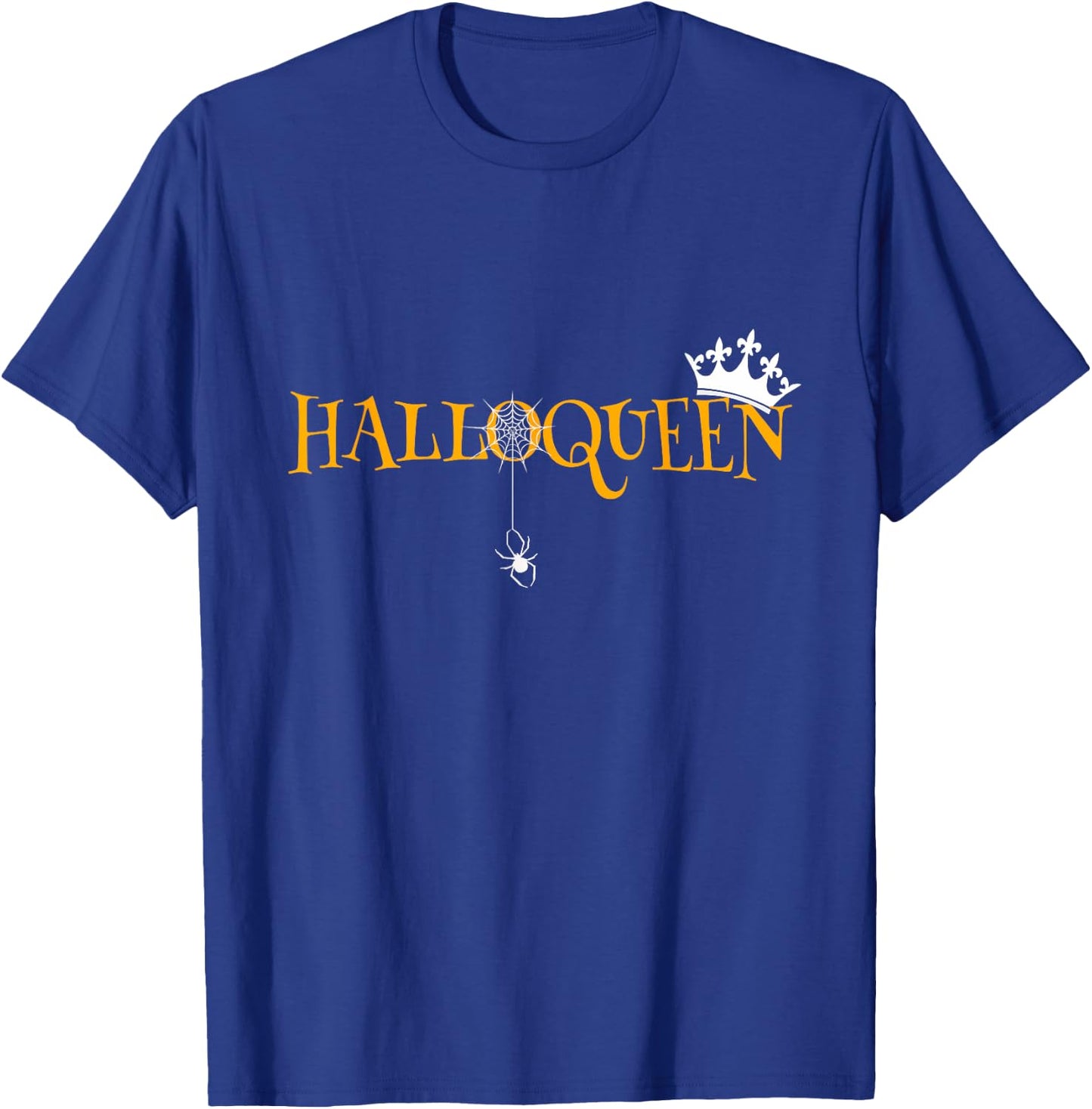 Funny Halloqueen Halloween Queen T-Shirt - T-Shirt | Royal