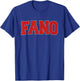FANO ITALY Varsity Style Vintage Retro Italian Sports T-Shirt - T-Shirt | Royal