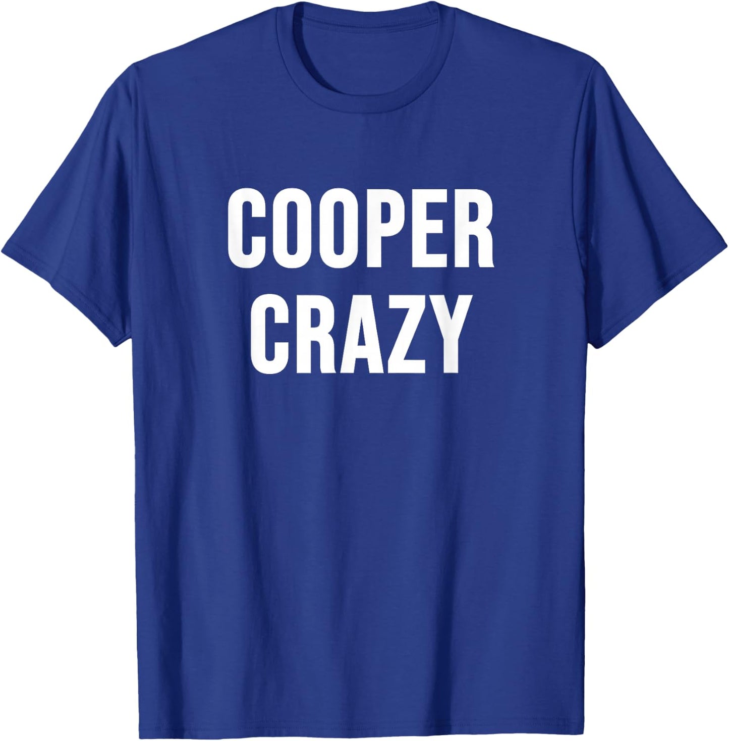 Cooper Crazy T-Shirt - T-Shirt | Royal