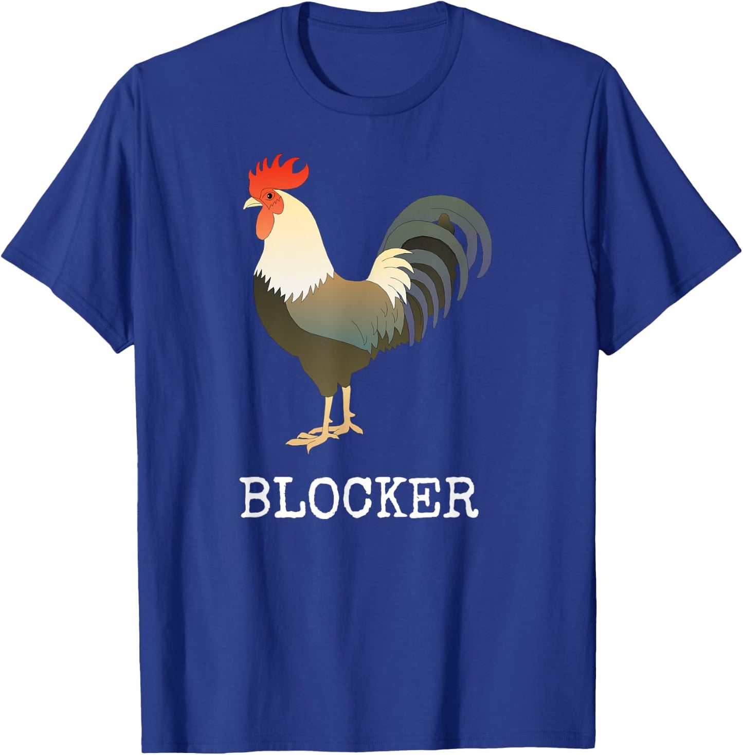 Cock Blocker Funny T-Shirt - T-Shirt | Royal