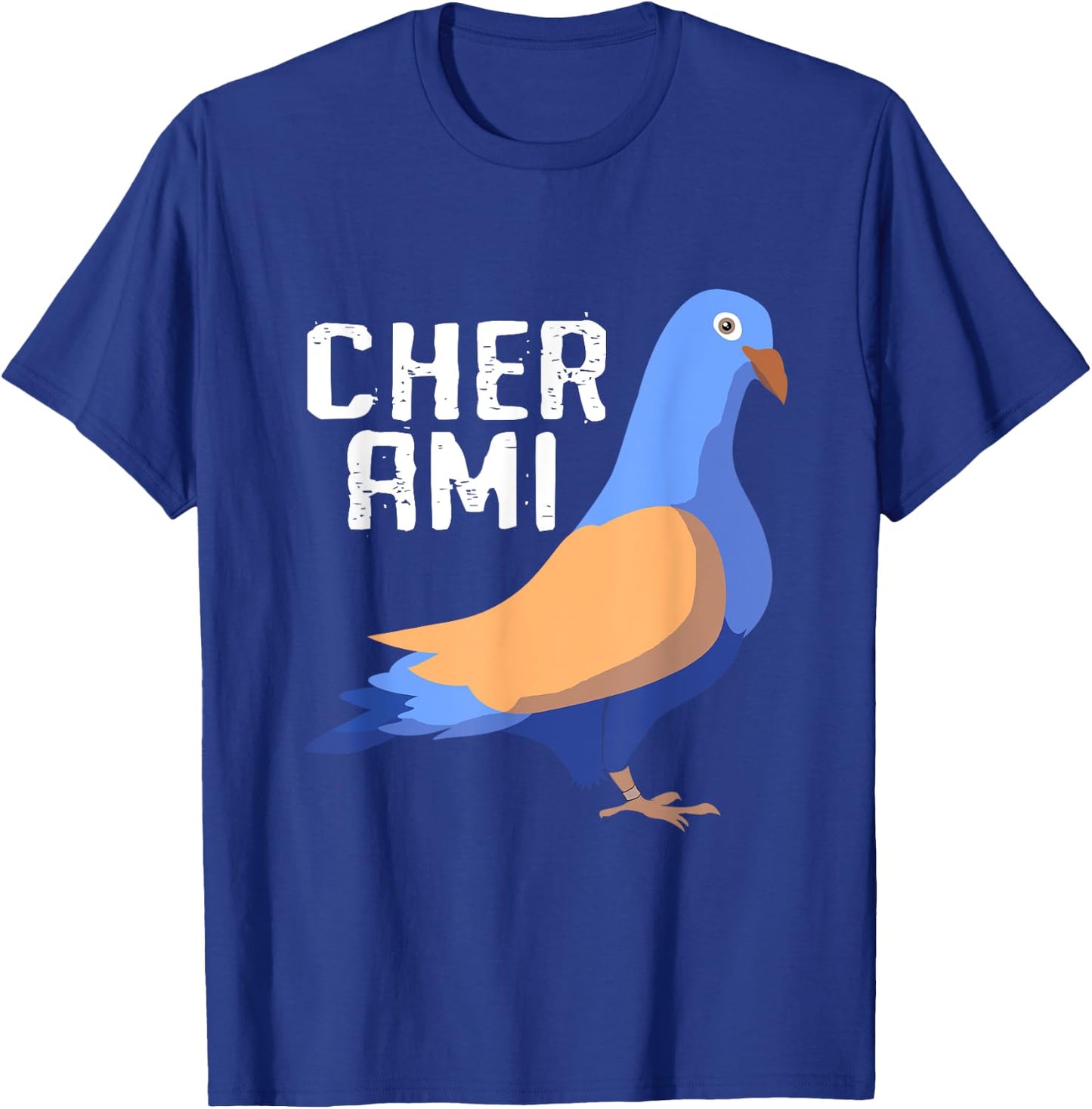 Cher Ami World War Hero Carrier Pigeon T-Shirt - T-Shirt | Royal