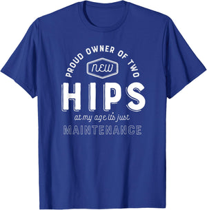 Hip Replacement Surgery Shirt Funny Get Well Gift Hospital T-Shirt - T-Shirt | Royal