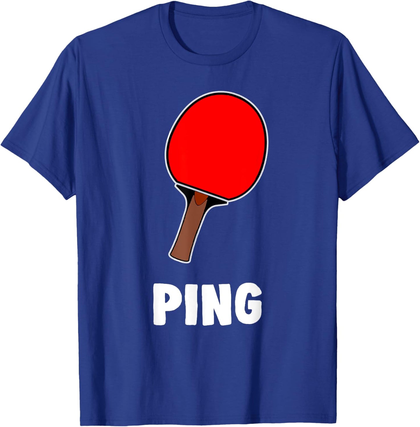 Couple Matching Halloween Costume Ping Table Tennis T-Shirt - T-Shirt | Royal
