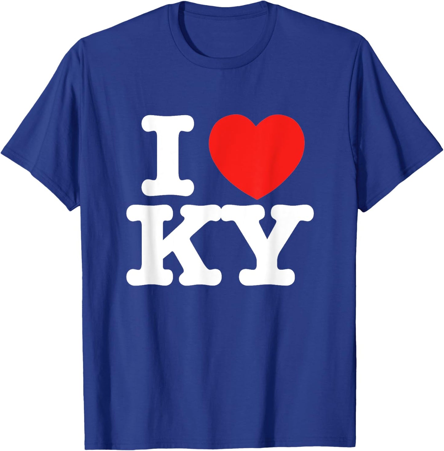 I Heart Kentucky (KY) Love T-Shirt - T-Shirt | Royal