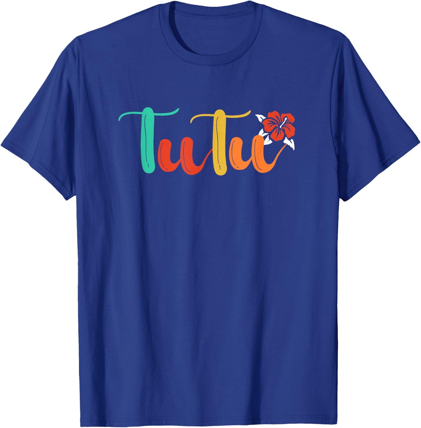 Hawaiian Grandma Nickname Tutu T-Shirt - T-Shirt | Royal