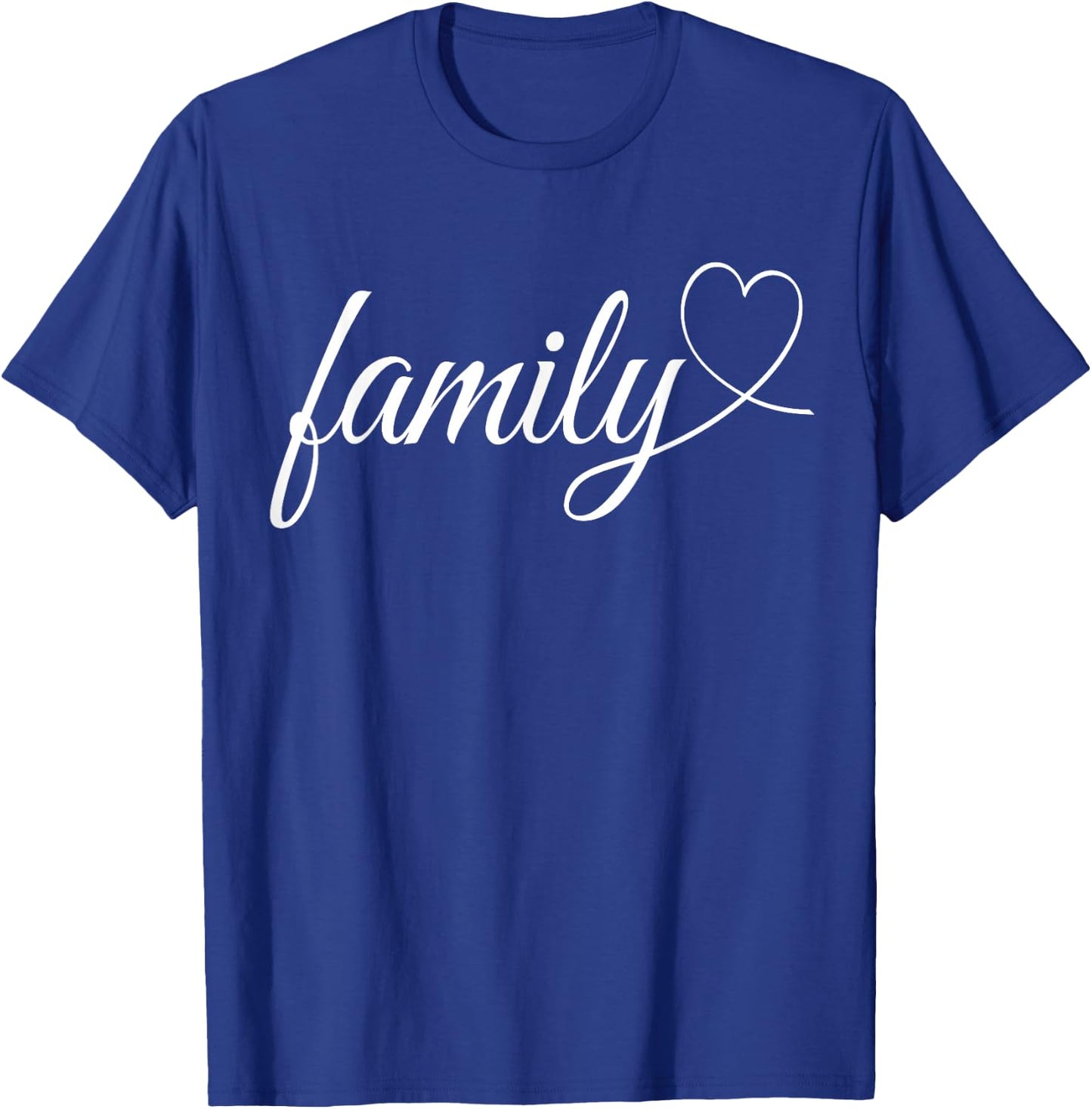 Love My Family Cute Family T-Shirt - T-Shirt | Royal