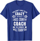 You Don't Have To Be Crazy To Be A Cross Country Coach T-Shirt - T-Shirt | Royal
