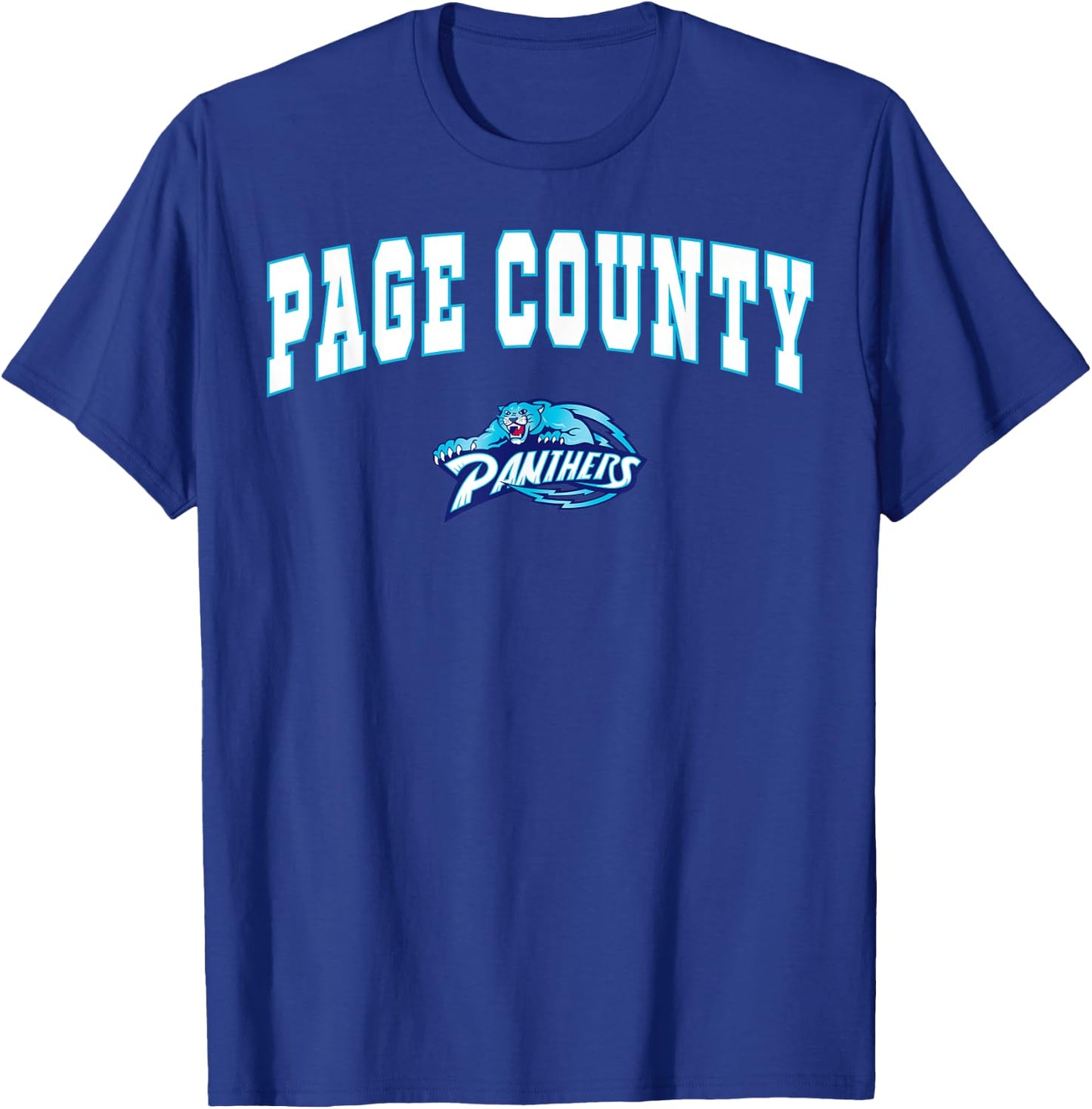Page County High School Panthers C2 T-Shirt - T-Shirt | Royal