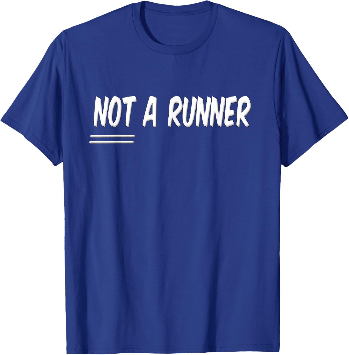 I Hate Running Shirt Funny Running Sucks Non Runner Saying T-Shirt - T-Shirt | Royal