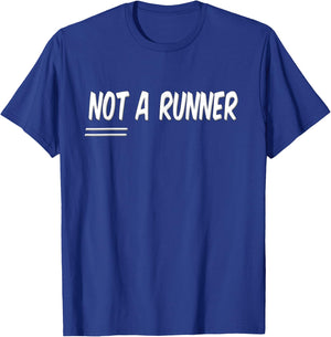 I Hate Running Shirt Funny Running Sucks Non Runner Saying T-Shirt - T-Shirt | Royal